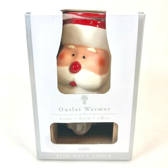 Tuscany Candle Outlet Warmer Christmas Santa Claus Night Light Plug In - Picture 3 of 12